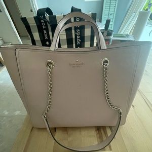 COPY - Kate Spade pink triple compartment tote